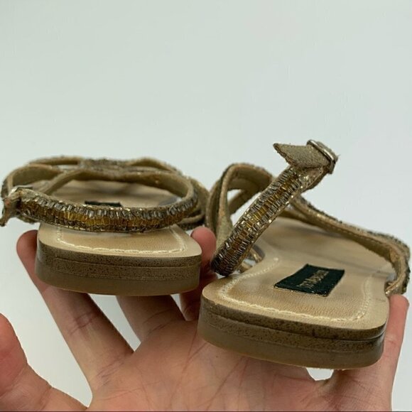 Steve madden Luxe sandal L-Crystl 7 gold gladiator - Picture 9 of 13